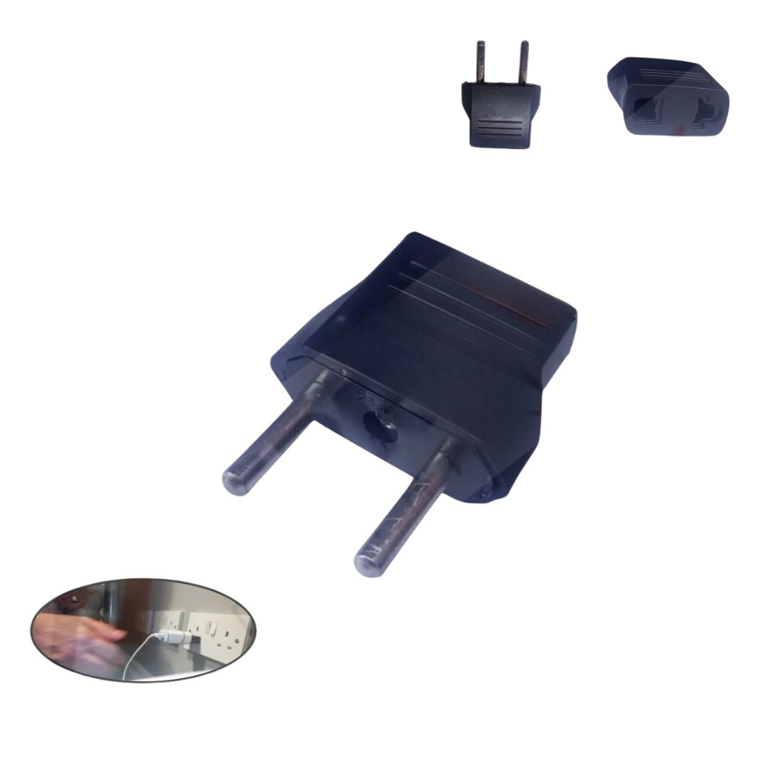 ADAPTADOR ENCHUFE SIMPLE REDONDO 6A 250V